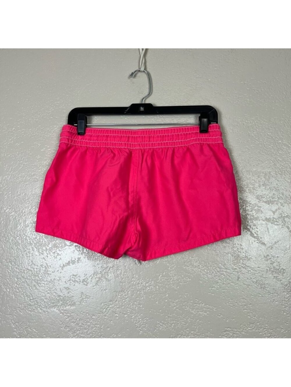 navy women athletic‎ elastic waist pink shorts small - Picture 3 of 7